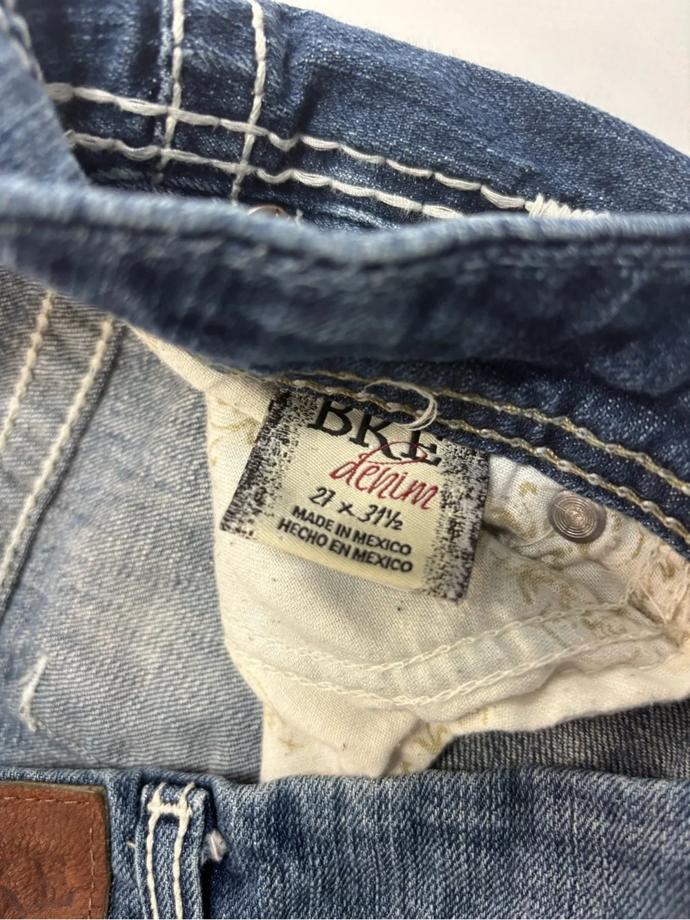 BKE Denim Peyton 27R Bootcut Jeans Buckle Jeans Medium Wash